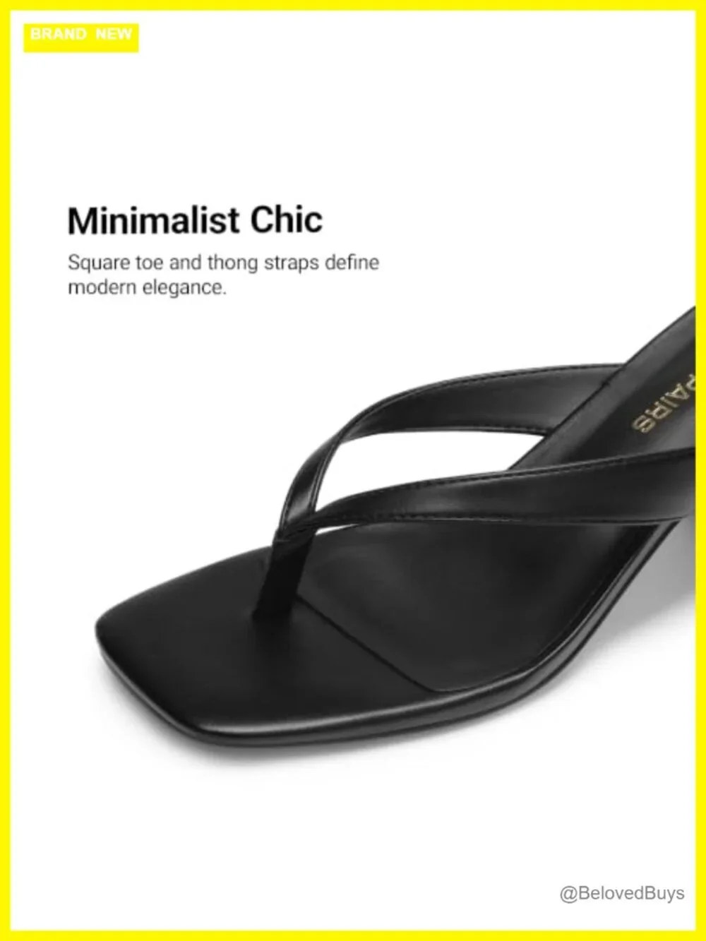 Women's Chunky Low Heel Thong Sandals Square Toe Block Heel Dressy Summer Shoes
